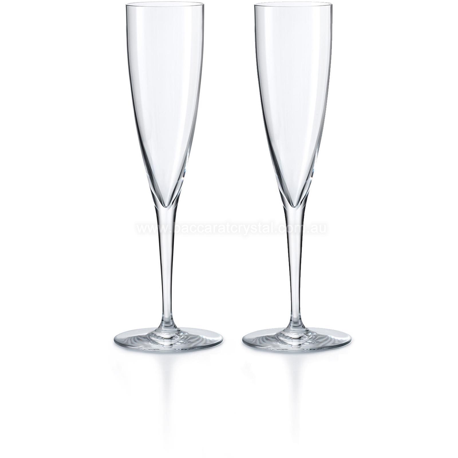 Baccarat in Australia. DOM PERIGNON CHAMPAGNE FLUTE X2 IN STOCK IN