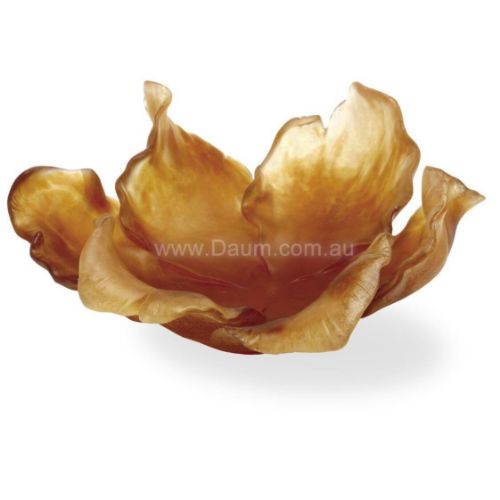 Picture of Large Tulip Bowl in Amber