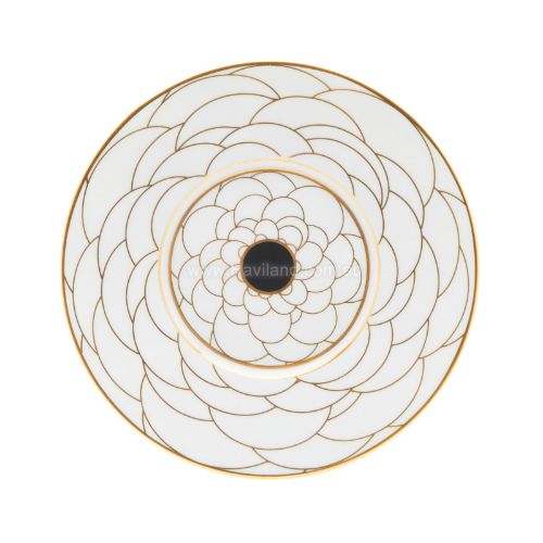 Picture of ART DECO PAR HAVILAND BREAD AND BUTTER PLATE (NOIR ET BLANC)