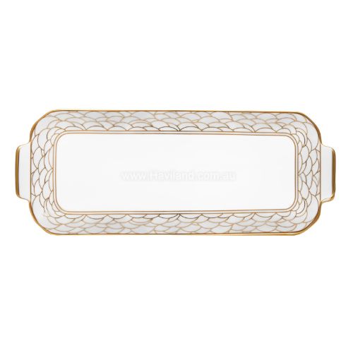 Picture of ART DECO PAR HAVILAND OBLONG CAKE PLATTER (NOIR ET BLANC)