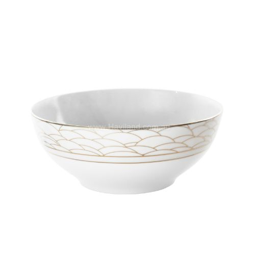 Picture of ART DECO PAR HAVILAND SALAD BOWL (NOIR ET BLANC)