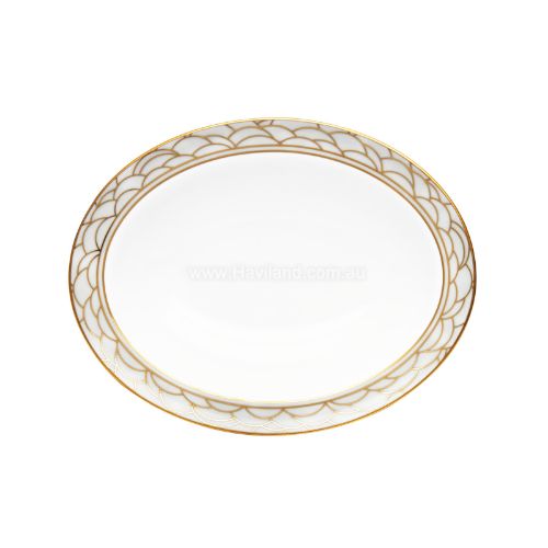 Picture of ART DECO PAR HAVILAND VEGETABLE DISH (NOIR ET BLANC)