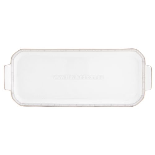 Picture of BELLE EPOQUE OBLONG CAKE PLATTER (GRIS)