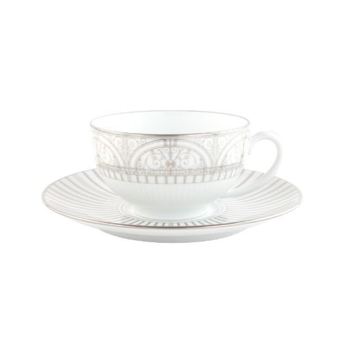 Picture of BELLE EPOQUE TEACUP AND SAUCER (GRIS)