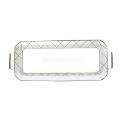Picture of CLAIR DE LUNE ARCADES OBLONG CAKE PLATTER (GRIS)