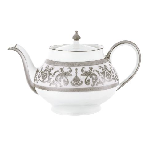 Picture of COURONNE IMPERIALE ROUND TEAPOT (BLANC)