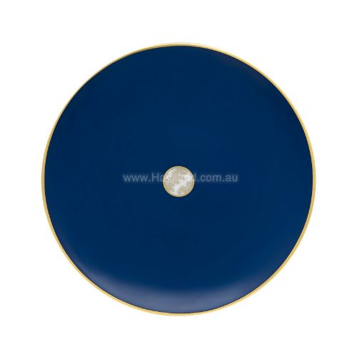 Picture of DAMASSE DESSERT PLATE (BLEU)