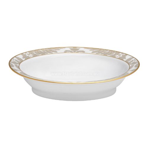 Picture of DAMASSE VEGETABLE DISH (BLANC)