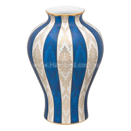 Picture of DAMASSE XL VASE (NUMBERED EDITION) (BLEU)