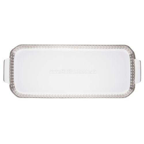 Picture of ETERNITE OBLONG CAKE PLATTER (BLANC)
