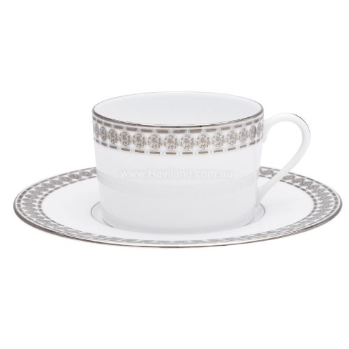 Picture of ETERNITE TEACUP AND SAUCER (CYLINDRICAL) (BLANC)