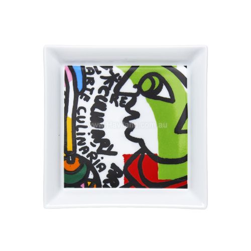 Picture of GOURMET POP SMALL SQUARE TRAY (PATTERN A) (MIX)