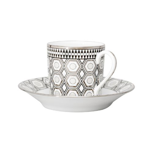 Picture of HOLLYWOOD COFFEE CUP AND SAUCER (CYLINDRICAL) (GRIS)