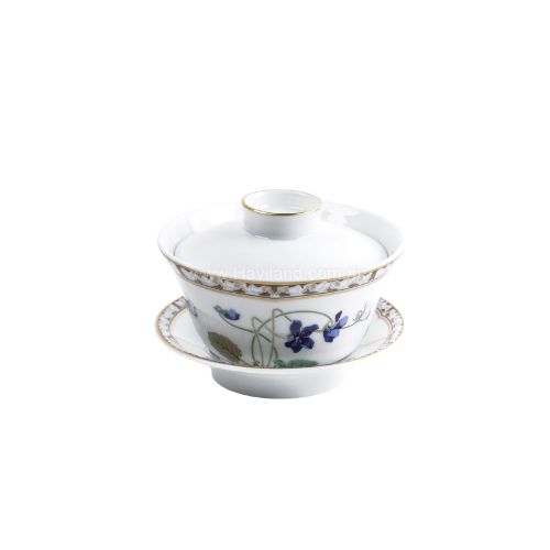 Picture of IMPERATRICE EUGENIE CHINESE TEACUP AND SAUCER (SMALL) (BLEU)