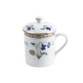 Picture of IMPERATRICE EUGENIE MUG WITH LID (BLEU)