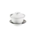 Picture of INFINI CHINESE TEACUP AND SAUCER (SMALL) (PLATINE)
