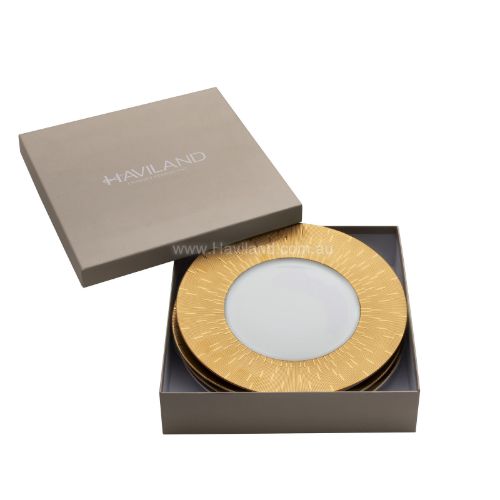 Picture of INFINI SET OF 4 DESSERT PLATES (OR)