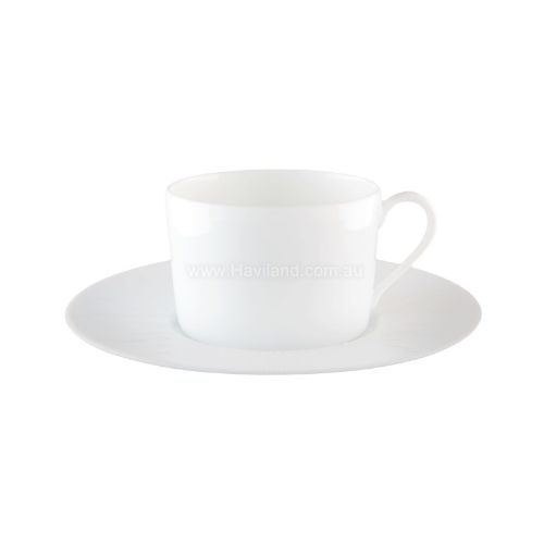 Picture of INFINI TEACUP AND SAUCER (CYLINDRICAL) (BLANC)