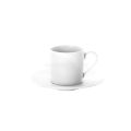 Picture of LA ROSEE COFFEE CUP AND SAUCER (CYLINDRICAL) (BLANC)