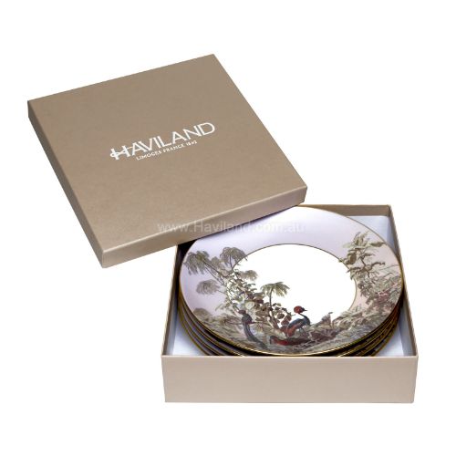 Picture of LE BRESIL SET OF 4 DESSERT PLATES (MIX)