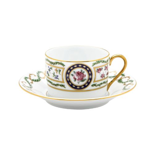Picture of LOUVECIENNES TEACUP AND SAUCER (CYLINDRICAL) (VERT)