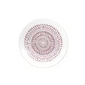 Picture of MAGNOLIA BREAD AND BUTTER PLATE (GEOMETRIC PATTERN) (VIOLET)