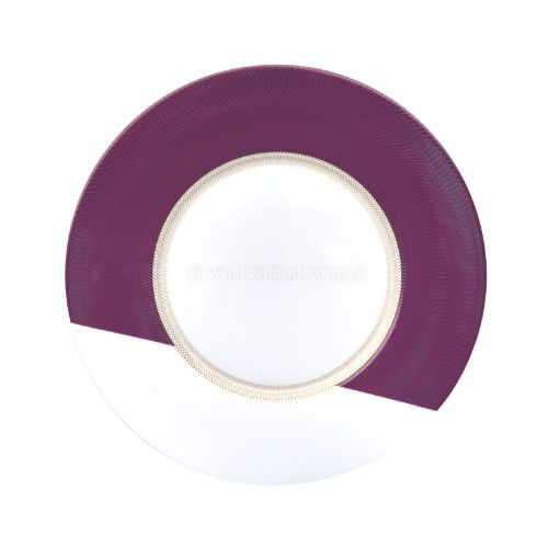 Picture of MAGNOLIA LARGE DINNER PLATE (AUBERGINE PATTERN) (AUBERGINE)