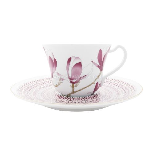 Picture of MAGNOLIA XL CAPPUCCINO CUP AND SAUCER (VIOLET)