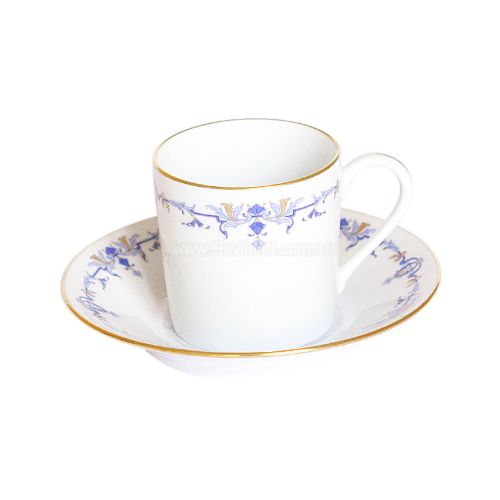 Picture of MARTHE COFFEE CUP AND SAUCER (CYLINDRICAL) (BLEU)