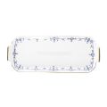 Picture of MARTHE OBLONG CAKE PLATTER (BLEU)
