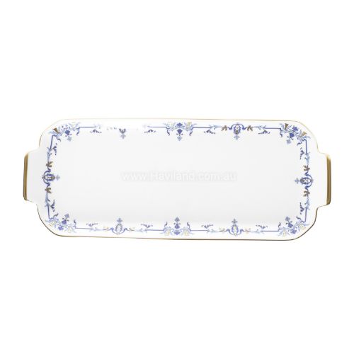 Picture of MARTHE OBLONG CAKE PLATTER (BLEU)