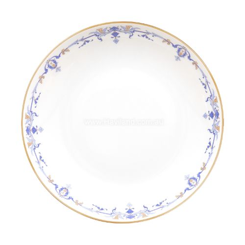 Picture of MARTHE RIMLESS SOUP PLATE (BLEU)
