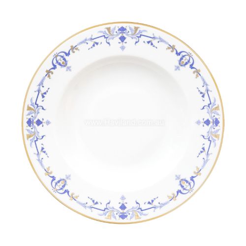 Picture of MARTHE RIM SOUP PLATE (BLEU)
