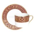 Picture of MATIGNON CAPPUCCINO CUP AND SAUCER (CYLINDRICAL) (CERISE)