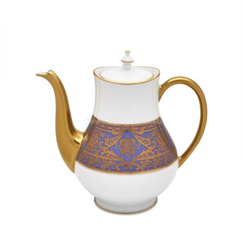 Picture of MATIGNON COFFEEPOT (GOLD LAVENDER RIM)