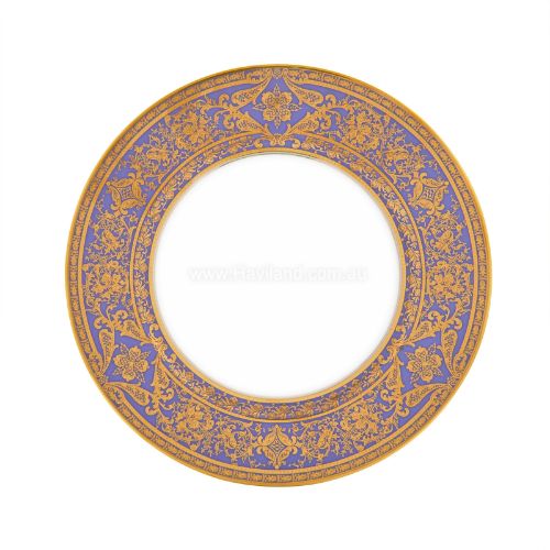 Picture of MATIGNON DESSERT PLATE (GOLD LAVENDER RIM)