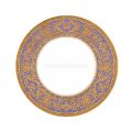 Picture of MATIGNON DESSERT PLATE (GOLD LAVENDER RIM)