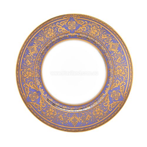 Picture of MATIGNON LARGE DINNER PLATE (GOLD LAVENDER RIM)