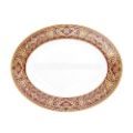 Picture of MATIGNON OVAL DISH (GOLD CHERRY RIM)