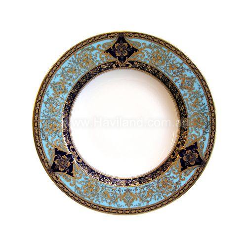 Picture of MATIGNON RIM SOUP PLATE (GOLD BLEU DE FOUR RIM)