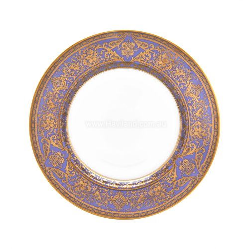 Picture of MATIGNON RIM SOUP PLATE (GOLD LAVENDER RIM)