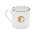 Picture of MINI MUG MINI MUG (GOLD PLUMES) (PLUMES)