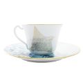 Picture of OCEAN BLEU XL CAPPUCCINO CUP AND SAUCER (BLEU)