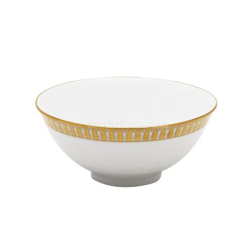 Picture of PLUMES RICE BOWL (WHITE GOLD)