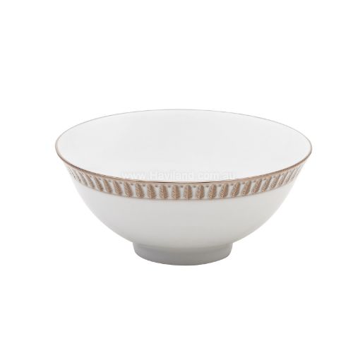 Picture of PLUMES RICE BOWL (WHITE PLATINUM)