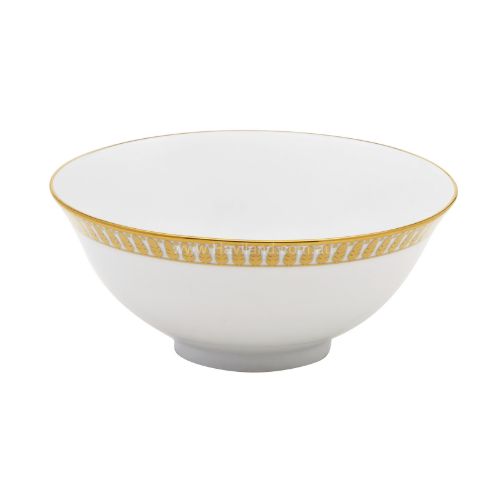 Picture of PLUMES SOUP BOWL (WHITE GOLD)