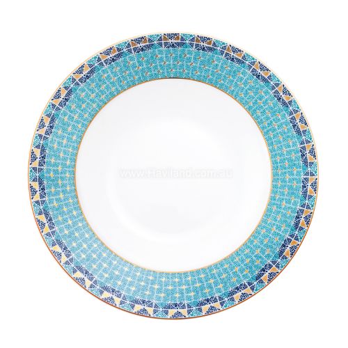 Picture of PORTOFINO RIM SOUP PLATE (BLEU)