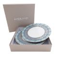 Picture of PORTOFINO SET OF 4 DESSERT PLATES (BLEU)