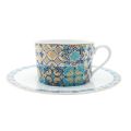 Picture of PORTOFINO TEACUP AND SAUCER (BLEU)