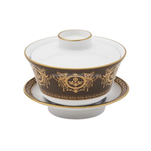 Picture of RITZ IMPERIAL CHINESE TEACUP AND SAUCER (SMALL) (BRONZE)